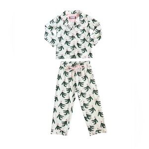 SweetHoney Kids Pajama Set Pink Bow Mistletoe Size 3T